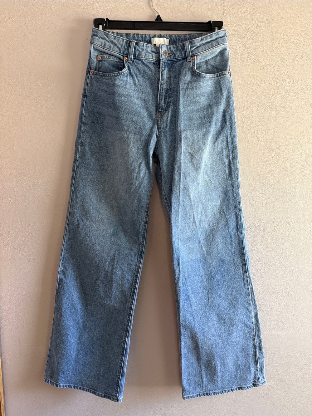 H&M wide leg jeans size 6